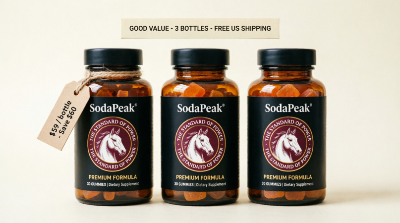 three bottles of men's daily gummy supplement good value bundle
